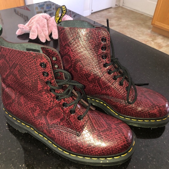 doc martens snakeskin